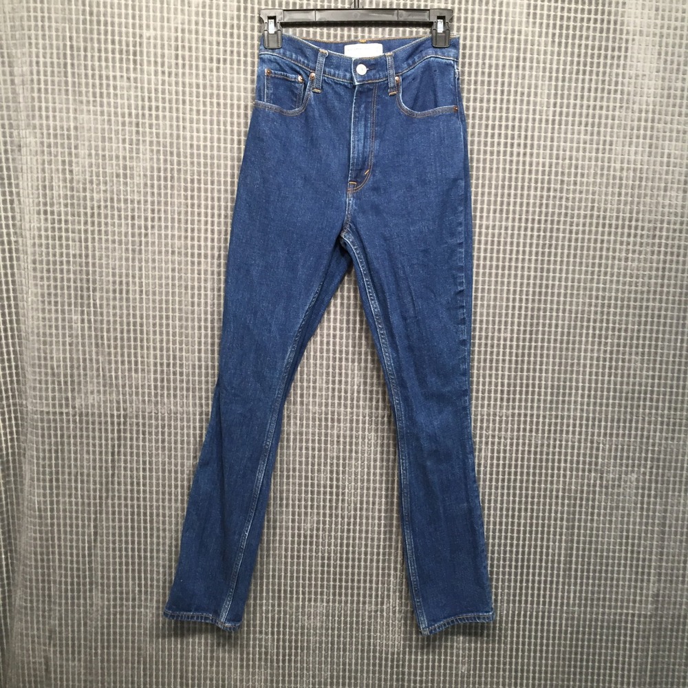 Abercrombie Women Curve Love Jeans 25/0s Blue Excellent 90s‎ Slim Straight Ultra